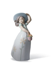 Little Daisy Girl Figurine